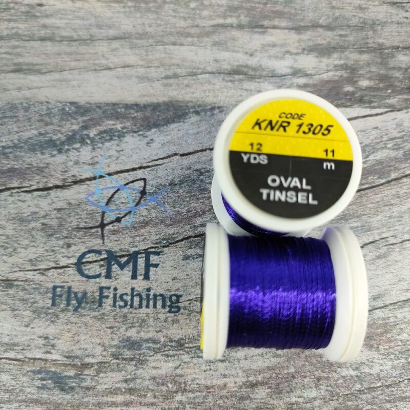 Hends Oval Tinsel - Dark Blue