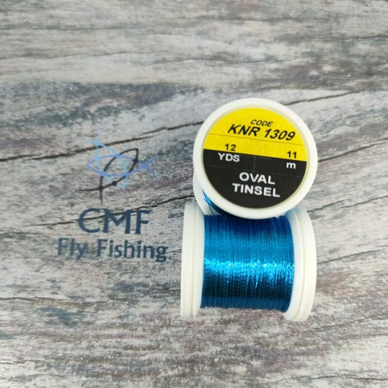 Hends Oval Tinsel - Light Blue