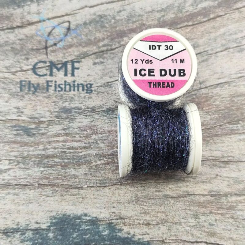 Hends Ice Dubding Threads Black, CMF Fly Tying, Fly Tying Threads, Fly Tying, Fly Fishing