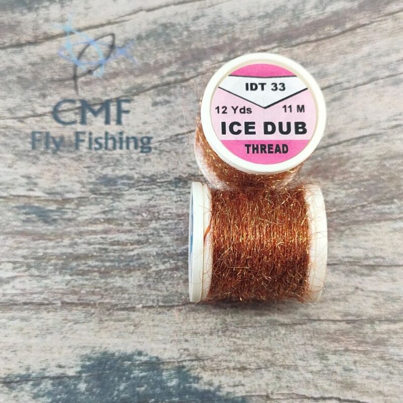 Hends Ice Dubbing Threads Brown DK, CMF Fly Tying, Fly Tying Threads, Fly Tying, Fly Fishing