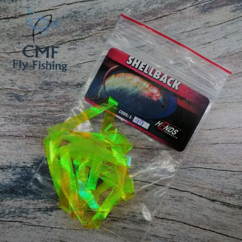 Hends Shellback Chartreuse, Hends Products , CMF Fly Tying, Fly Tying, Fly Tying Materials